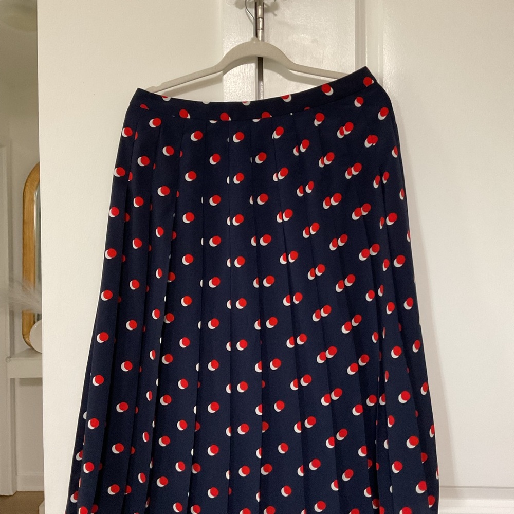 Boden Blue A-Line Midi Skirt for Casual Wear